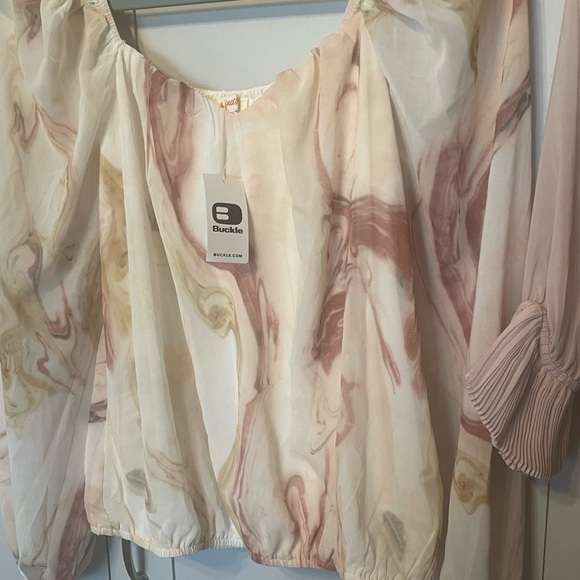 H&M & A Peach New from Buckle Blouse Duo - Marble and Blush - Picture 3 of 13